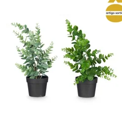 Vaso com planta artificial 35cm