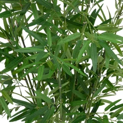 Vaso com planta bambu artificial verde 100cm