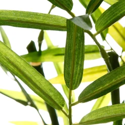 Vaso com planta de bambu artifical