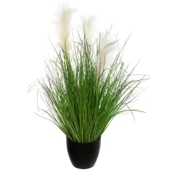 Vaso com planta verde artificial 70cm