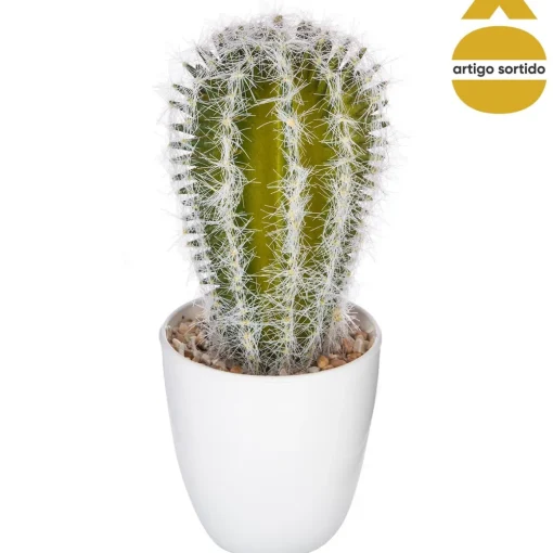 Vaso com suculentas artificiais 18cm