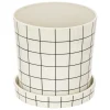 Vaso de cerâmica decorado kaya