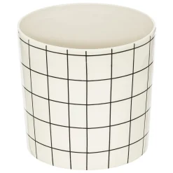 Vaso de cerâmica decorado kaya