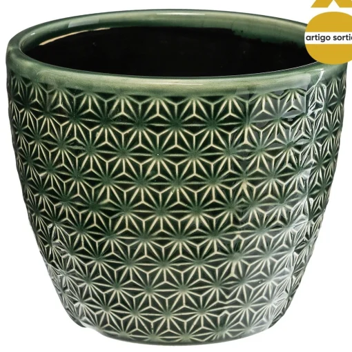 Vaso de cerâmica GLAZED