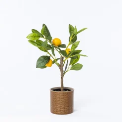 Vaso de cerâmica ZIG ZAG caramelo esverdeado 11cm