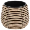 Vaso Efeito Rattan