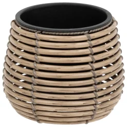 Vaso Efeito Rattan