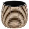 Vaso Efeito Rattan