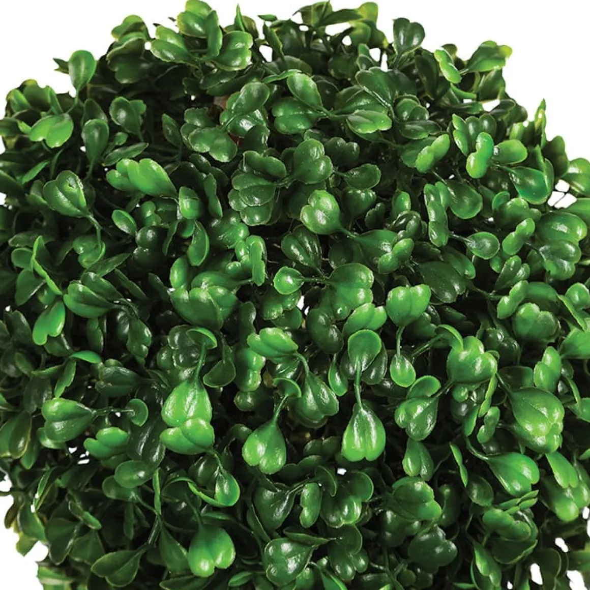 Vaso em cerâmica com bola BUXO artifical