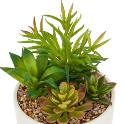 Vaso em cerâmica com planta artificial