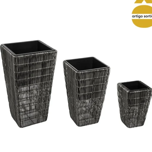Vaso em rattan 67cm