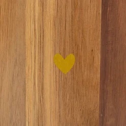 Vaso FLO castanho em madeira acácia 18,5cm