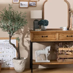 Vaso LIT decorado em cerâmica 35cm