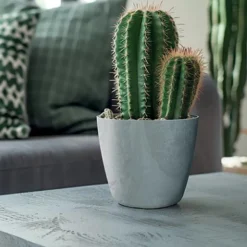 Vaso MATE efeito betão cinza 13cm