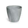 Vaso MATE efeito betão cinza 35cm