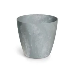 Vaso MATE efeito betão cinza 35cm