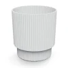 Vaso MILLY round branco 20cm