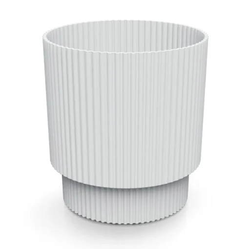 Vaso MILLY round branco 20cm
