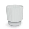 Vaso MILLY round branco 15cm