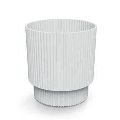 Vaso MILLY round branco 15cm