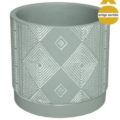 Vaso OASIS 3d de cimento 13cm