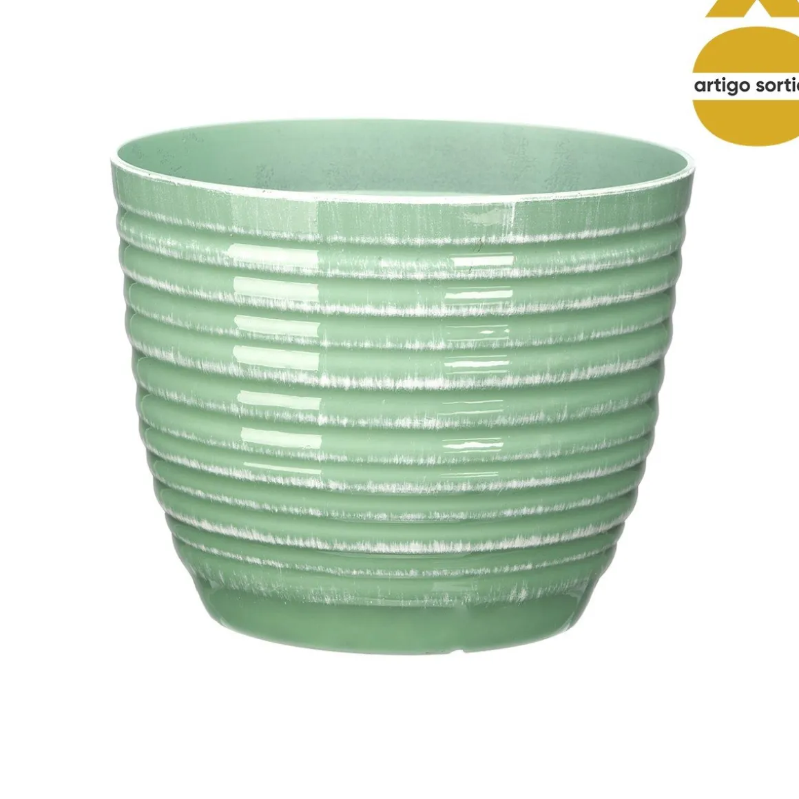 Vaso plástico 3 cores sortidas