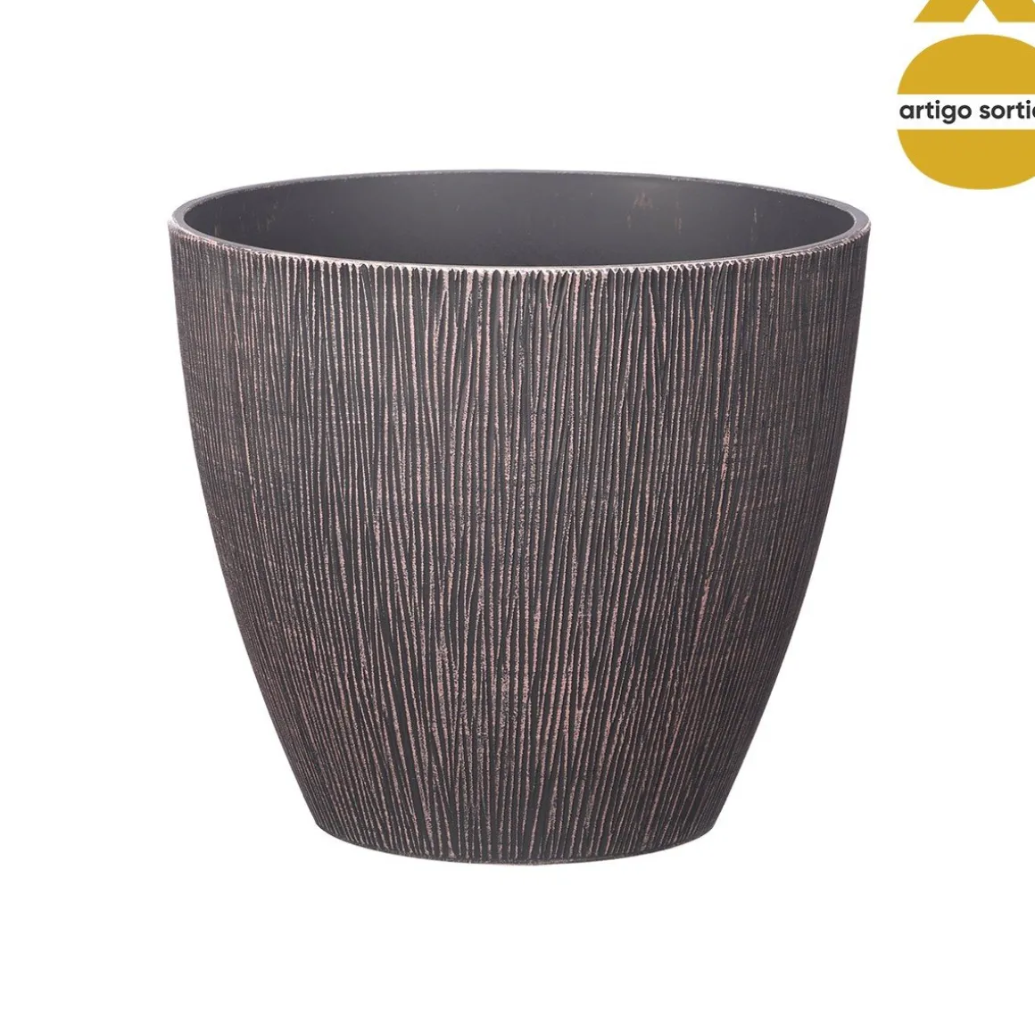 Vaso plástico 3 cores sortidas