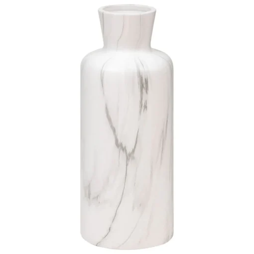 Vaso SOA efeito mármore em cerâmica 30cm