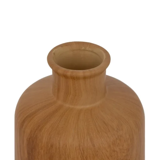Vaso SOA em cerâmica efeito madeira 17,5cm
