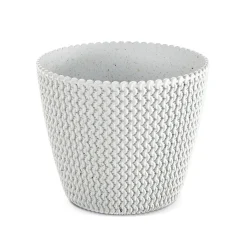 Vaso SPLOFY branco eco wood 19cm