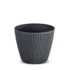 Vaso SPLOFY cinza antracite eco wood 26cm