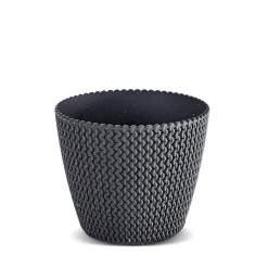 Vaso SPLOFY cinza antracite eco wood 26cm