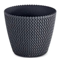 Vaso SPLOFY cinza antracite eco wood 19cm