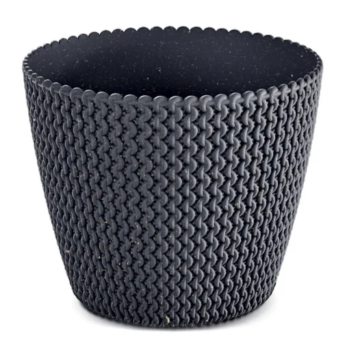 Vaso SPLOFY cinza antracite eco wood 19cm