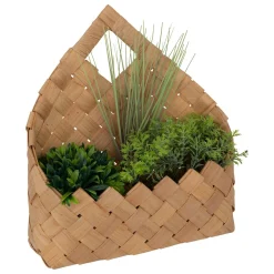 Vaso suspenso com planta artificiál JIKA