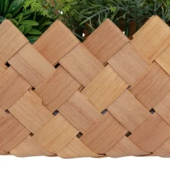 Vaso suspenso com planta artificiál JIKA