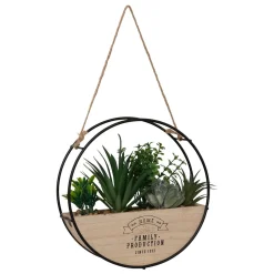 Vaso suspenso com planta artificial KRIST 20cm