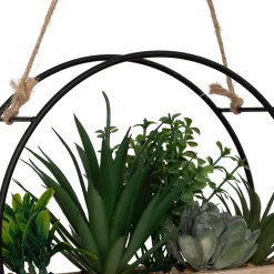 Vaso suspenso com planta artificial KRIST 20cm