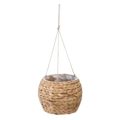 Vaso suspenso HYA bege jacinto água 26x19cm