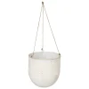 Vaso suspenso TINO em metal branco 36cm