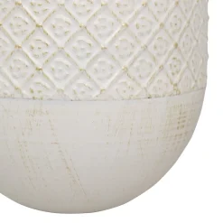 Vaso suspenso TINO em metal branco 36cm
