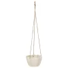Vaso suspenso WILD ROMANCE branco em cerâmica