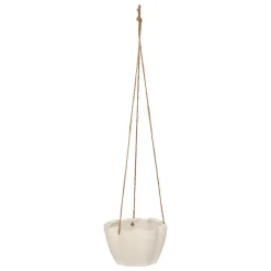 Vaso suspenso WILD ROMANCE branco em cerâmica
