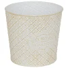 Vaso TINO em ferro branco 22cm