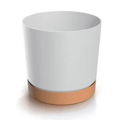 Vaso TUBO PM branco 15cm