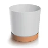 Vaso TUBO PM branco 33cm