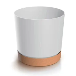 Vaso TUBO PM branco 33cm