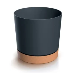 Vaso TUBO PM cinza antracite 15cm