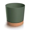 Vaso TUBO PM verde 33cm