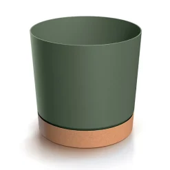 Vaso TUBO PM verde 33cm
